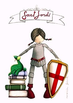 39 San Jordi Ideas Saint George St Georges Day Saint George And The Dragon