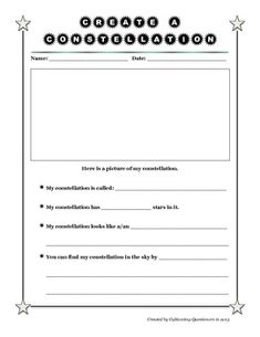 design a constellation writing and drawing activity grades 3 to 5 stem classroom science design a constellation writing and drawing activity grades 3 to 5 stem classroom science