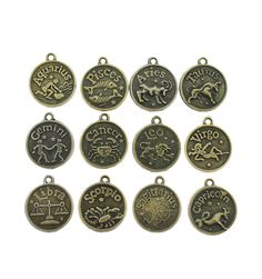 TE0726 10 Pcs FISH Charms Antique Tibetan Bronze Tone 2 Sided