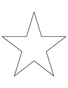printable christmas star template