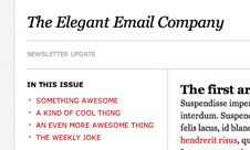 elegant email template
