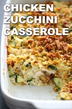 Chicken Zucchini Casserole Recipe | Six Sisters' Stuff