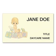 daycare business cards