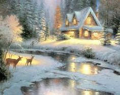16 best thomas kinkade painter of light 1958 2012 images on thomas kinkade christmas scenes