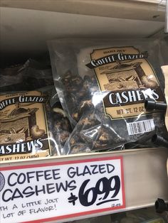 Coconut Cashews Stocking Stuffers Food Gifts For Cooks Drink Coffee Glazed Cashews