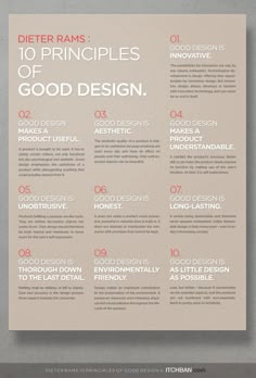 Dieter rams 10 principles of good design book