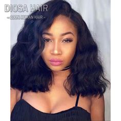71 Best Wavy Bob Hairstyles Images In 2018 Acconciature Capelli Full Lace Human Hair Wigs Short Bob Wavy Brazilian Virgin With Baby Body