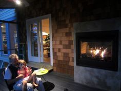 wood burning indoor outdoor fireplace | The New Echo Estates ... wood burning indoor outdoor fireplace | The New Echo Estates ...