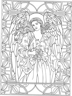 Angel coloring page | Angels Coloring Pages for Adults | Pinterest ... Angel coloring page | Angels Coloring Pages for Adults | Pinterest ...