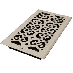 Decor Grates 6 In X 10 In White Steel Scroll Wall And Ceiling Register Decor Grates 6 In X 10 In White Steel Scroll Wall And Ceiling Register
