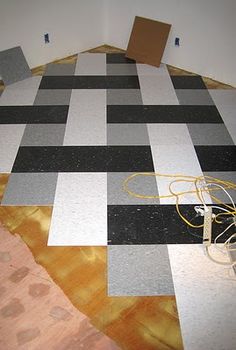 This Old House Basket Weave Linoleum Google Search Vct Patterns Paint It Yellow Vct