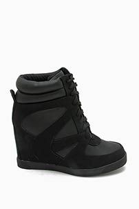 Schoenen Sneakers Wedge sneaker Café Noir Caf\u00e9 Noir Wedge sneaker prints met een thema casual uitstraling Schoenen Sneakers Wedge sneaker Café Noir Caf\u00e9 Noir Wedge sneaker prints met een thema casual uitstraling