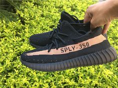 adidas yeezy 350 boost v2 black red on feet Acrylic Blended Yarn