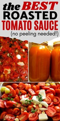 Tomato Sauce Canning, Canned Tomato Sauce, Tomato Canning Recipes, Homemade Tomato Sauce Easy