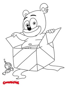 Download A Free Printable Gummibar December Coloring Page