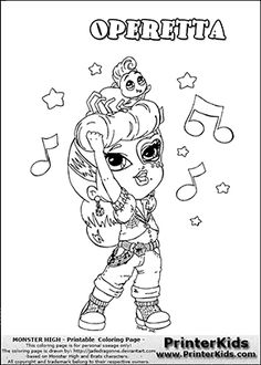 177 best monster high coloring pages images on pinterest coloring