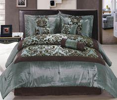 Blue And Brown Bedroom Set cheap blue and brown bedding sets | comforter, brown bedding and Blue And Brown Bedroom Set cheap blue and brown bedding sets | comforter, brown bedding and