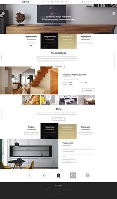 Template 41937 Single Page Interior Design Website Motifo Interior Design Architect Branding Abduzeedo Inspiration