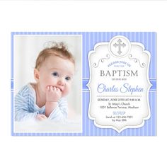 boy baptism invitations elegant baptism invitations pinterest