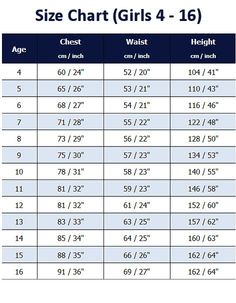 Size Charts Average Clothing Sizes By Age Measurements Even S Size Chart Schoolwear And Uniforms Couture School Toddlerschooluniforms