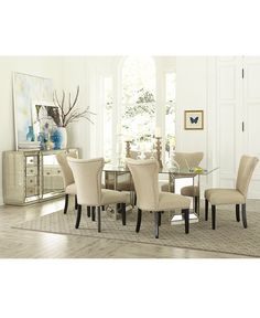 Russet 6Piece Dining Set Dining Table 4 Chairs And Bench Amusing Macys Dining Room Chairs Inspiration Design Russet 6Piece Dining Set Dining Table 4 Chairs And Bench Fair Macys Dining Room Chairs Inspiration Design