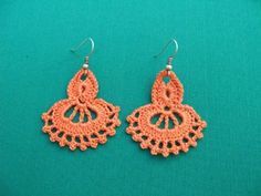 Drop Crochet Earrings Boho Natural Jewelry Cotton Crochet Jewelry Ivory Bridal Earrings Bellflower Unique Earrings Anniversary Gift