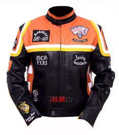 Zafy Leather Womens Leather Jackets Navy Blue M93/_