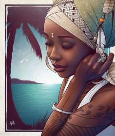 Ombre, Afro, Afro Art, Resim, Female Art, Fotos