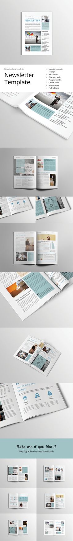 Newsletter Template Newsletter templates, Business and Print - business newsletter Newsletter Template Newsletter templates, Business and Print - business newsletter