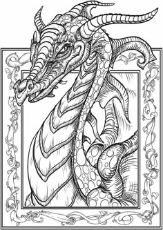 Top 25 Free Printable Dragon Coloring Pages Online | Pinterest ... Top 25 Free Printable Dragon Coloring Pages Online | Pinterest ...