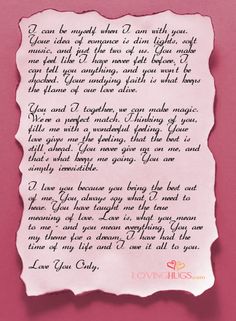 The Sweetest Love Letter For the sake Him The Sweetest Love Letter Him