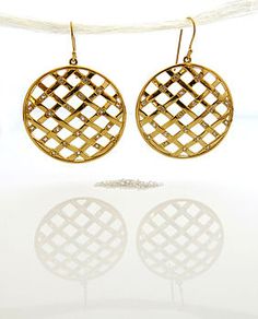 15 Best Kinnari Earrings Images On Pinterest Gems And Weave Large Hollow Ball Earrings In 14ct Yellow Gold Vermeil With White Shires Round
