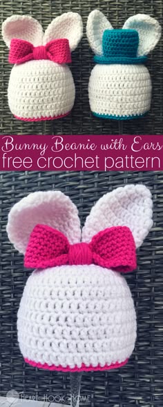LOVELY BABY BONNETS// HELMETS WITH POM POMS EAR FLAPS /& FRILLS CROCHET PATTERN