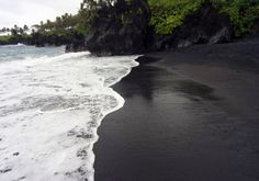 11 Best Beaches For Around The World Images On Pinterest Black Sand Beach Punaluu Is A Between Pahala And