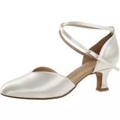 Die 110 besten Bilder von Diamant Tanzschuhe und Zubehör Tanzschuhe Modell 148 112 092 | weiss Satin | Pumps | 4,2cm