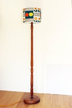 New Allie Wooden Standard Lamp Base From Munro And Kerr Made In Vintage 1930s Wooden Standard Floor Lamp Base With By Emmalovesx