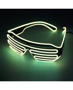 2019 8 Modes lunettes à LED illuminent les lunettes de soleil de lueur pour le verre de Vision de partie de boîte de nuit(#White) 2019 8 Modes lunettes à LED illuminent les lunettes de soleil de lueur pour le verre de Vision de partie de boîte de nuit(#White)