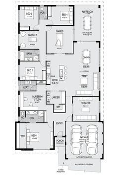 Luxe, Single Storey Floor Plan, WA | ♡ Homes ♡ | Pinterest ... Luxe, Single Storey Floor Plan, WA | ♡ Homes ♡ | Pinterest ...