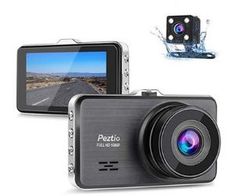 HD 1080P Front and 720P Rear Car Camera with Night Vision 170 Degrees Wide-Angle G-Sensor WDR WeJupit Dual Dash Cam Front and Rear Lens with WiFi Loop Motion Detection