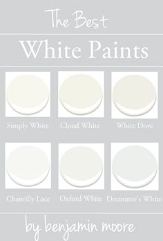 My Top 20 Best Shades Of White Paint Colors Choosing The Right Paint Colour Is Hard When There S A Million Options In Today Post I Ve Narrowed Down My 6 Best White Paints And Included Some Good