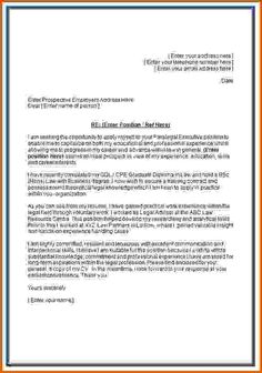 6 application letter of