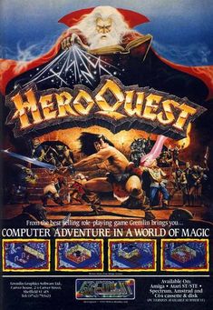 HeroQuest Board Complete Replacement Hero Quest RPG Boardgame Excellent Cond.