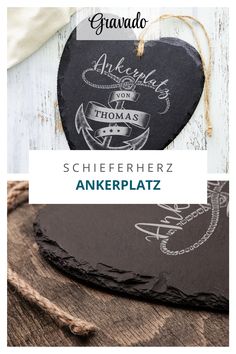 Herz Schieferherz Schiefer Schieferschild 10 x 10 cm Wie schön das es dich gibt