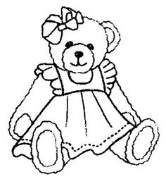 Image Teddy Bear Colouring For Pre School