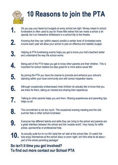 10 reasons to get involved flyer free download hand out to parents ideas for educational flyers for parents