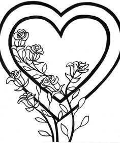 Free Printable Heart Coloring Pages For Kids To Print Out Yw8