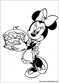 Minnie Mouse 16 Coloring Page