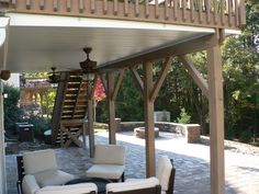 56 Best Underdeck Ceilings Images On Pinterest Backyard Patio Planning Ideas Under Deck Ceiling With White Seat Great Idea For Design The Dry Flooring
