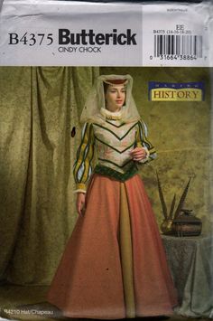 Vintage Simplicity 8855 Sewing Pattern Skirt Bust 36 38 40 42 Size 14 16 18 20 RR Vest UNCUT Misses Celtic Costume Shirt Beret