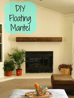 32 Best Floating Mantel Images Fire Places Log Burner Diy Ideas Frazzled Joy Diy Floating Mantel Fireplace Mantle Shelf Freestanding